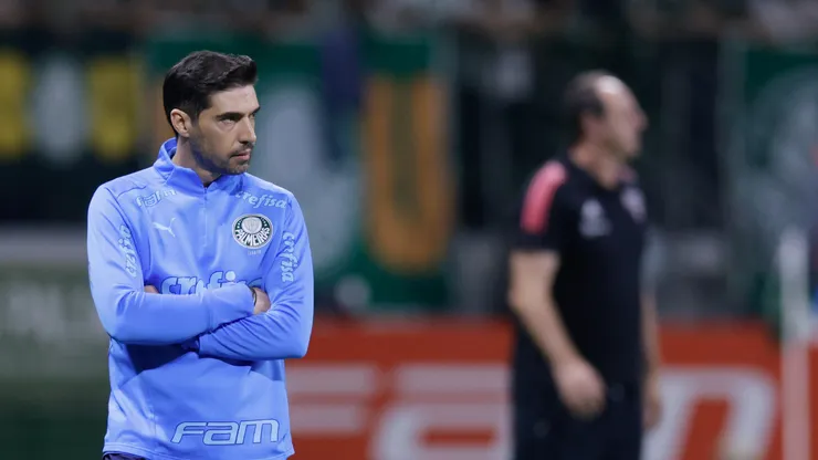 Abel Ferreira em partida contra o São Paulo