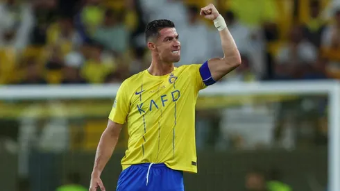 Cristiano Ronaldo of Al Nassr .(Photo by Yasser Bakhsh/Getty Images)