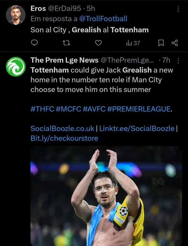 Repercussão via Twitter