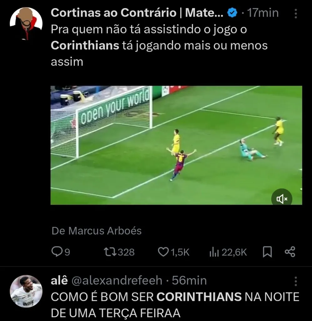 Repercussão via Twitter