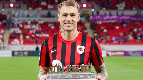 Ex-Corinthians, Róger Guedes tem nome falado em importante SAF de Minas Gerais. (Foto: Divulgação/Al-Rayyan)