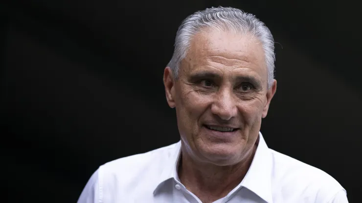 Tite, técnico do Flamengo. Foto: Jorge Rodrigues/AGIF