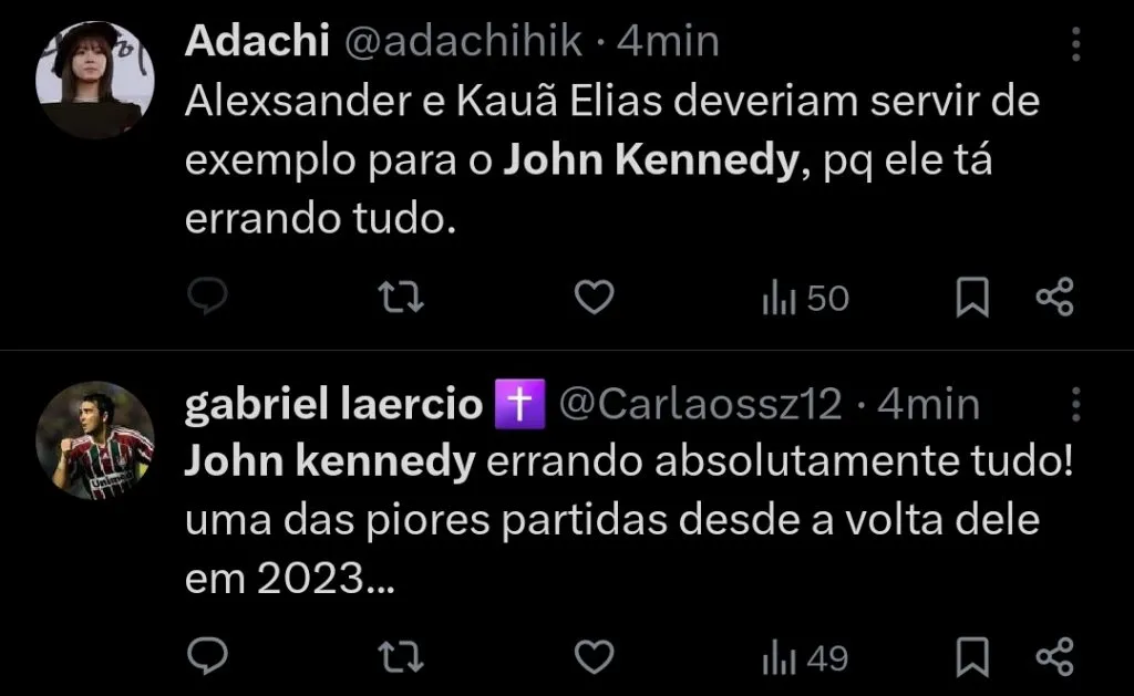 Repercussão via Twitter