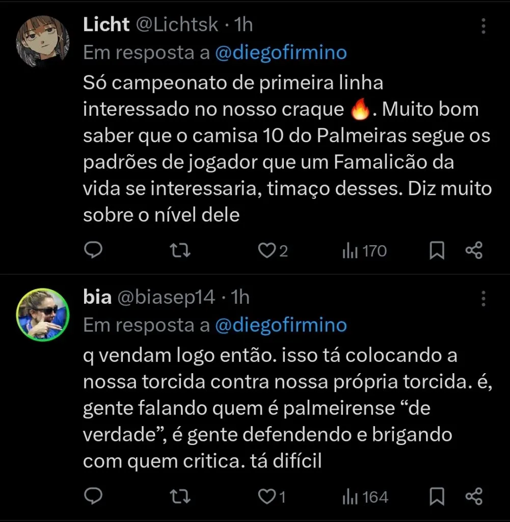 Repercussão via Twitter