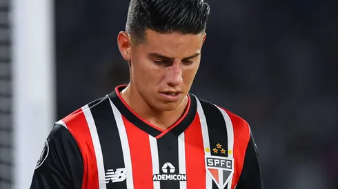 Aposentadoria ou novo clube? James Rodríguez faz postagem enigmática em meio a saída do São Paulo. (Photo by Hernan Cortez/Getty Images)