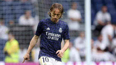 Luka Modric of Real Madrid . (Photo by Florencia Tan Jun/Getty Images)