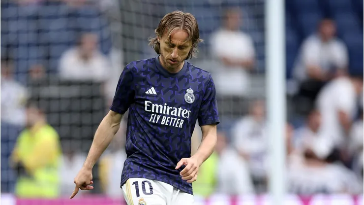 Luka Modric of Real Madrid . (Photo by Florencia Tan Jun/Getty Images)