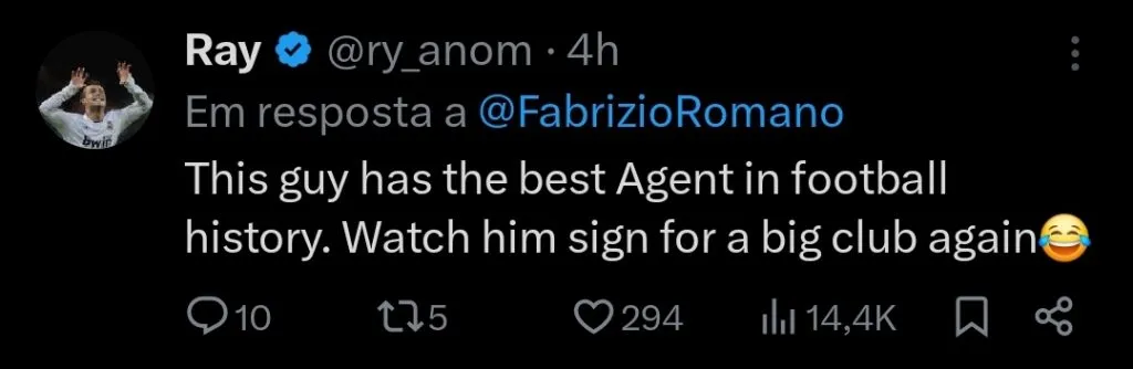 Repercussão via Twitter