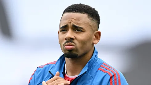 Gabriel Jesus, do Arsenal, vira algo de piada na Premier League: "Fraude" (Photo by Michael Regan/Getty Images)