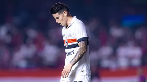 Zubeldía pede camisa 10 de Seleção para substituir James Rodríguez no São Paulo. Foto: Leonardo Lima/AGIF