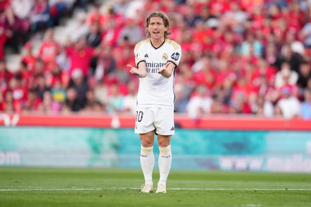 Modric vai deixar o Real Madrid. (Photo by Aitor Alcalde/Getty Images)