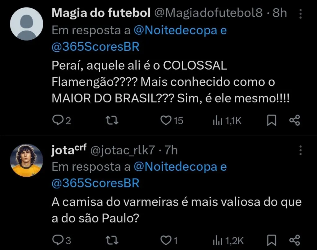 Repercussão via Twitter