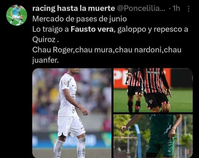 Repercussão via Twitter