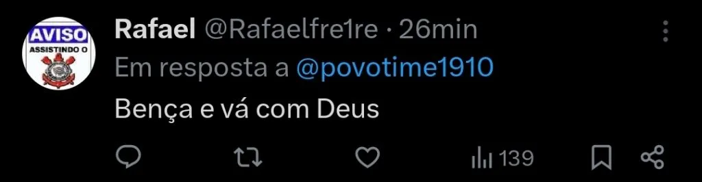 Repercussão via Twitter