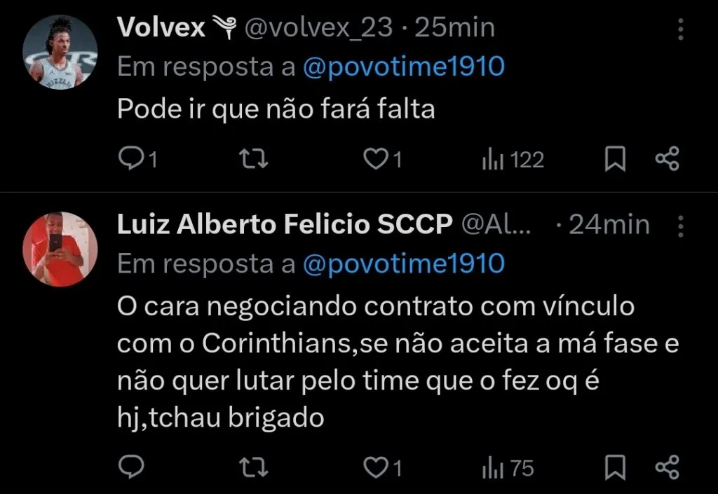 Repercussão via Twitter