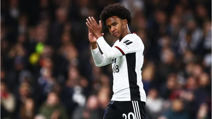 Willian of Fulham . (Photo by Clive Rose/Getty Images)
