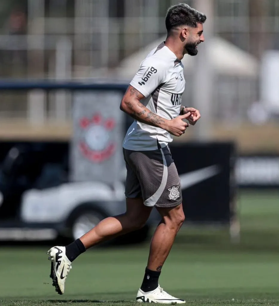 Yuri Alberto no treino desta sexta (10). foto: rodrigo coca/ag.corinthians