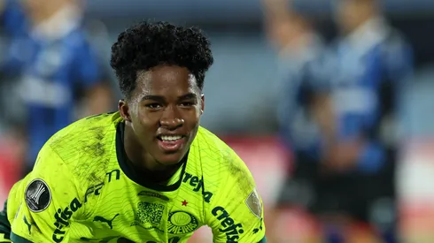 Endrick marcou mais um com a camisa do Palmeiras (Foto: Cesar Greco/Palmeiras/Divulgação)