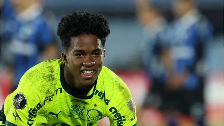 Endrick marcou mais um com a camisa do Palmeiras (Foto: Cesar Greco/Palmeiras/Divulgação)
