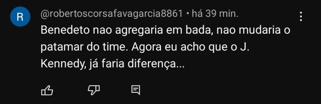 Repercussão via YouTube