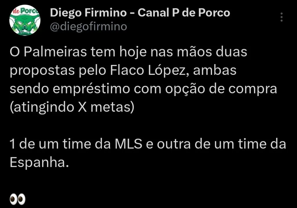 Repercussão via Twitter
