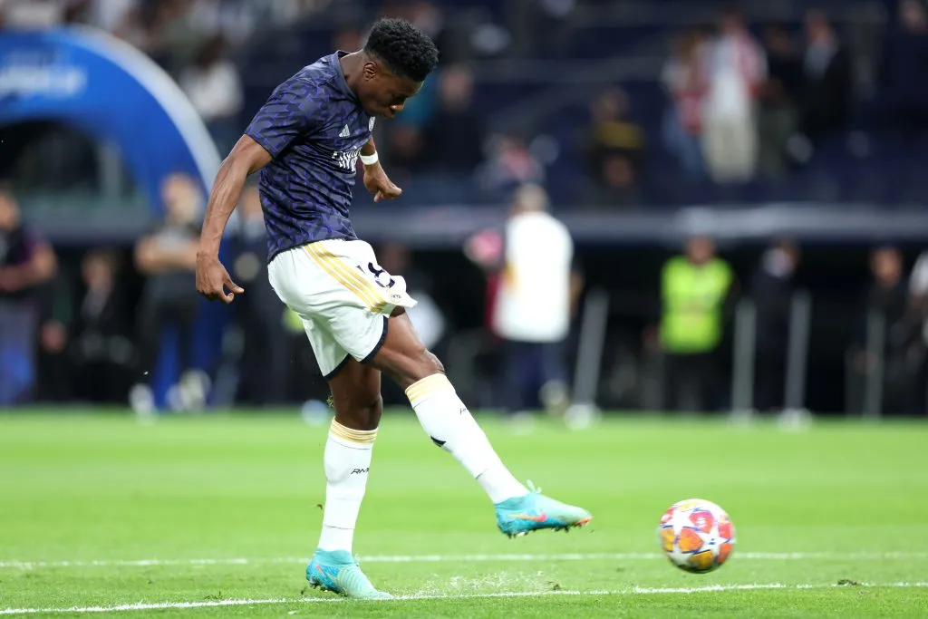 Tchouaméni é dívida para a final. (Photo by Clive Brunskill/Getty Images)