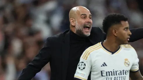 Pep Guardiola pede, e Manchester City abre conversas com atacante de R$ 333 milhões. (Photo by Clive Brunskill/Getty Images)