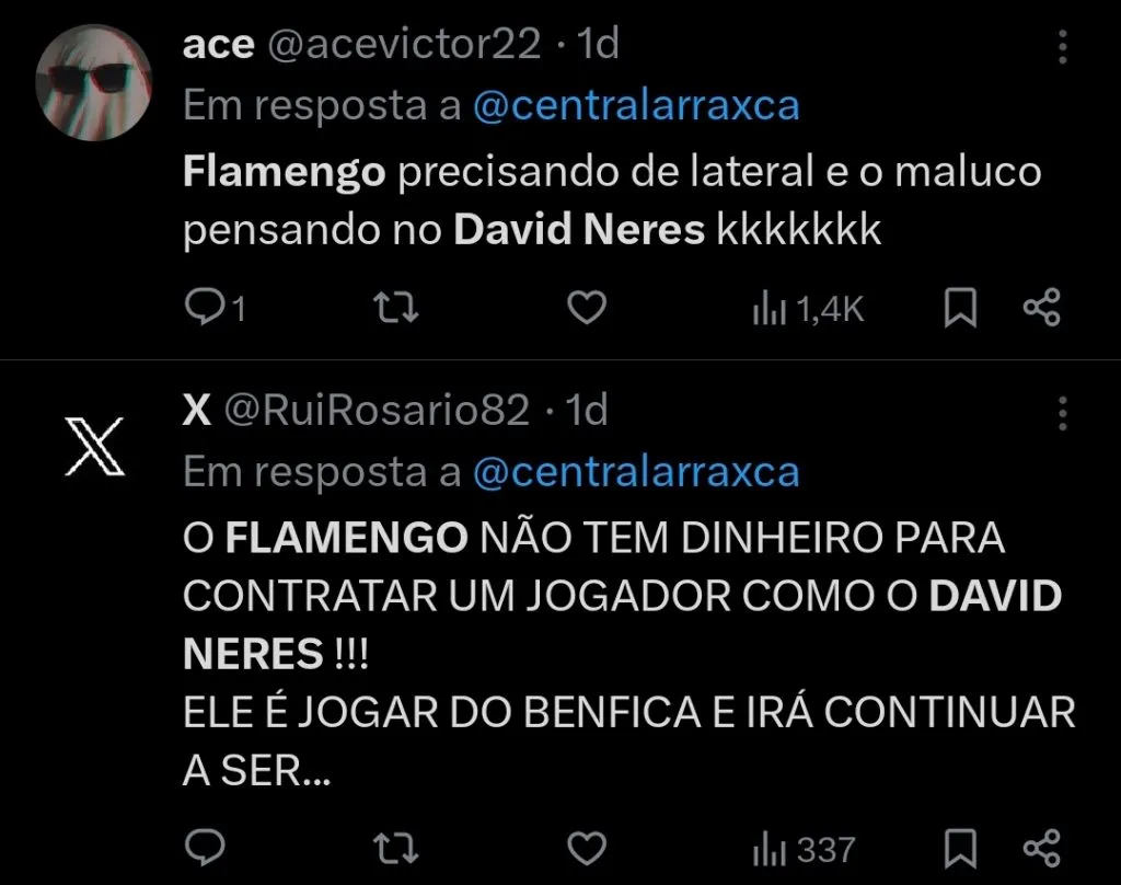 Repercussão via Twitter