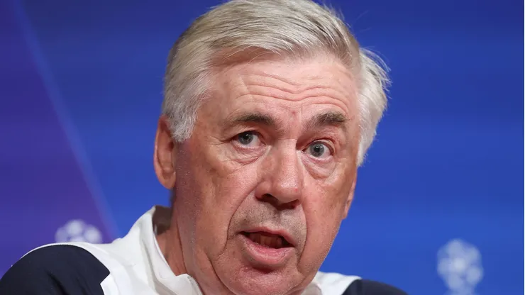 Carlo Ancelotti, head coach of Real Madrid . (Photo by Alexander Hassenstein/Getty Images)