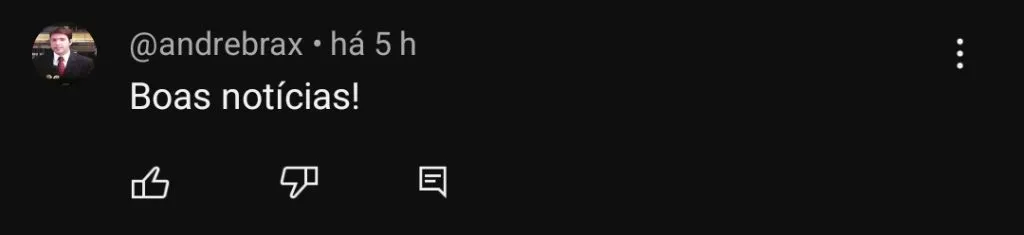 Repercussão via YouTube