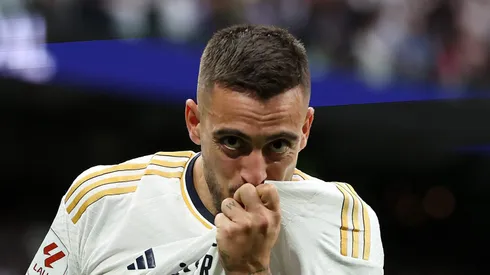 Joselu perde protagonismo diante do VAR. Foto: Florencia Tan Jun/Getty Images