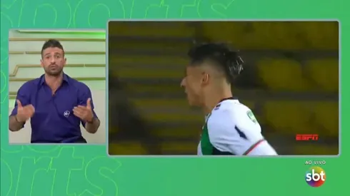 Venê Casagrande fala o que pensa do Flamengo de Tite. Foto: Reprodução SBT/Twitter