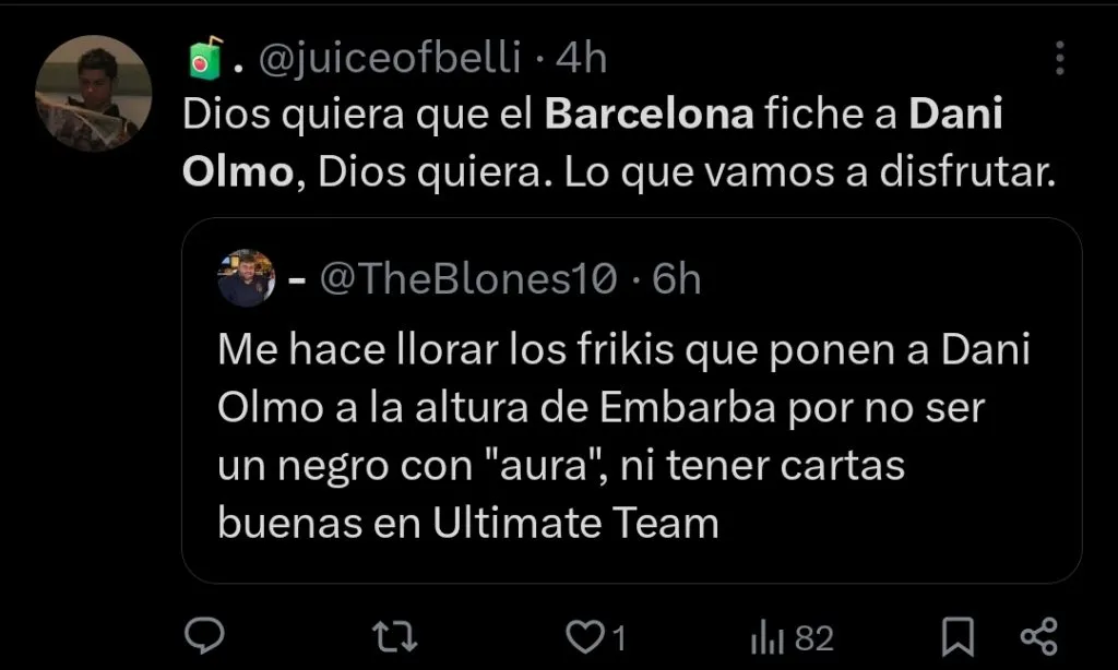 Repercussão via Twitter