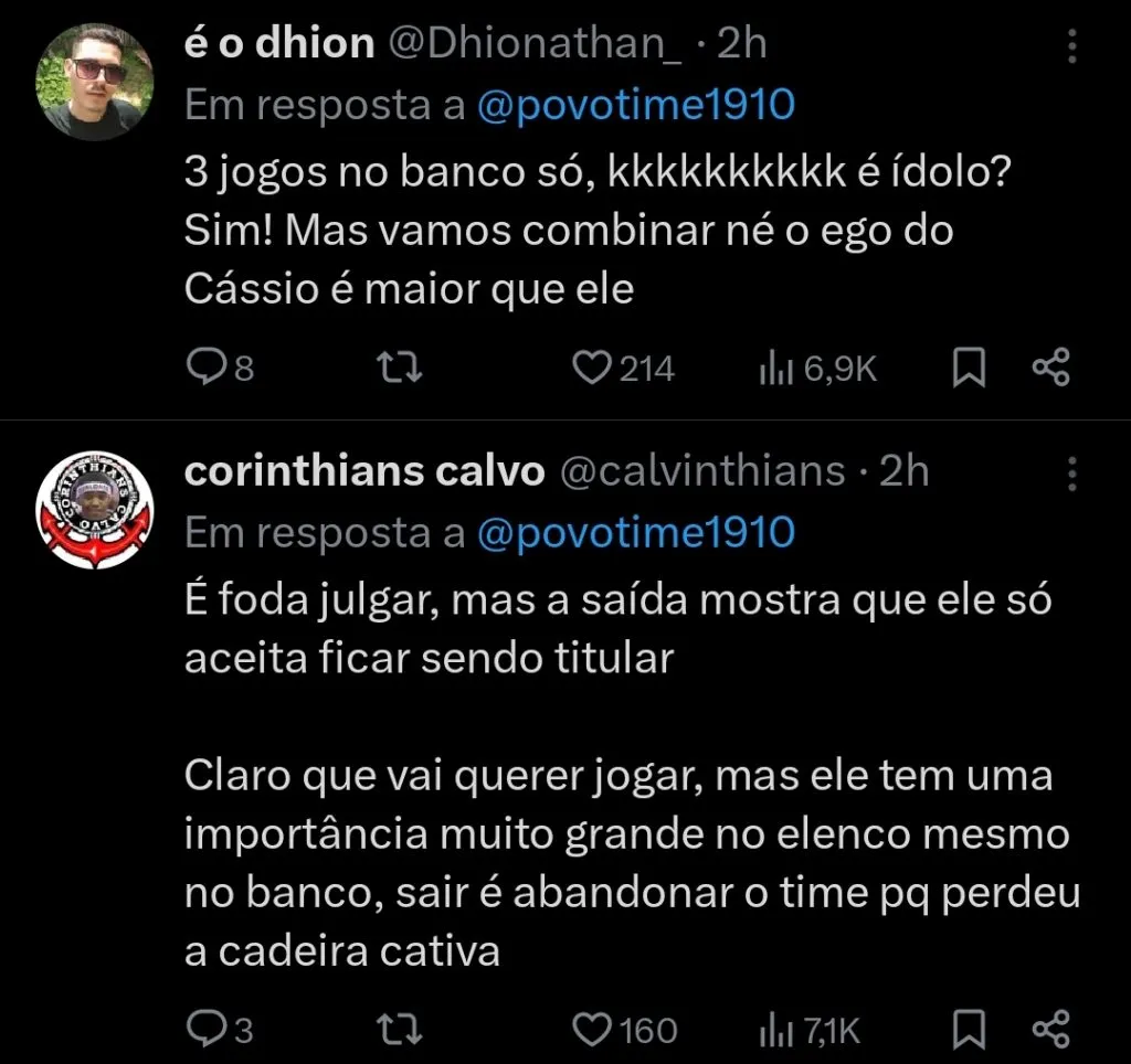 Repercussão via Twitter