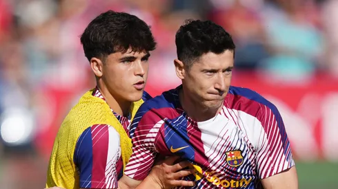 Manchester City abre conversas com jogador do Barcelona avaliado em R$ 136 milhões. (Photo by Alex Caparros/Getty Images)