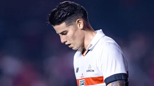 Técnico do São Paulo barra james rodriguez na libertadores. Foto: Leonardo Lima/AGIF