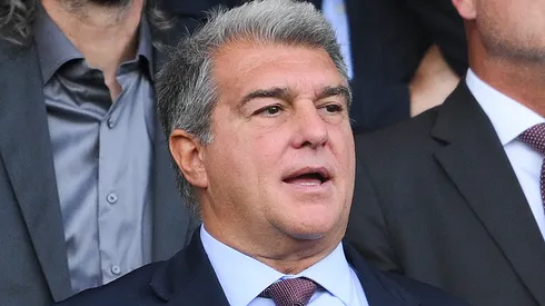 Laporta: presidente busca reforços para o Barça (Foto: David Ramos/Getty Images)