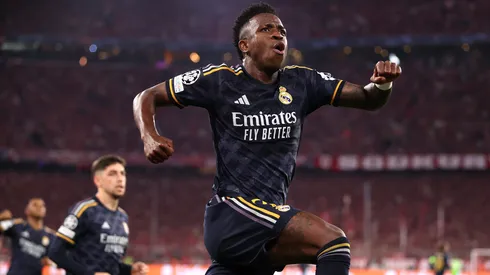 Vinícius Júnior marcou 2 vezes na Allianz Arena (Foto: Alex Pantling/Getty Images)