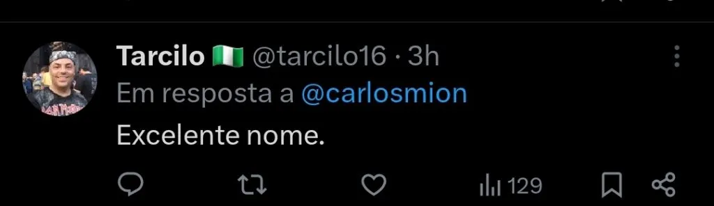 Repercussão via Twitter