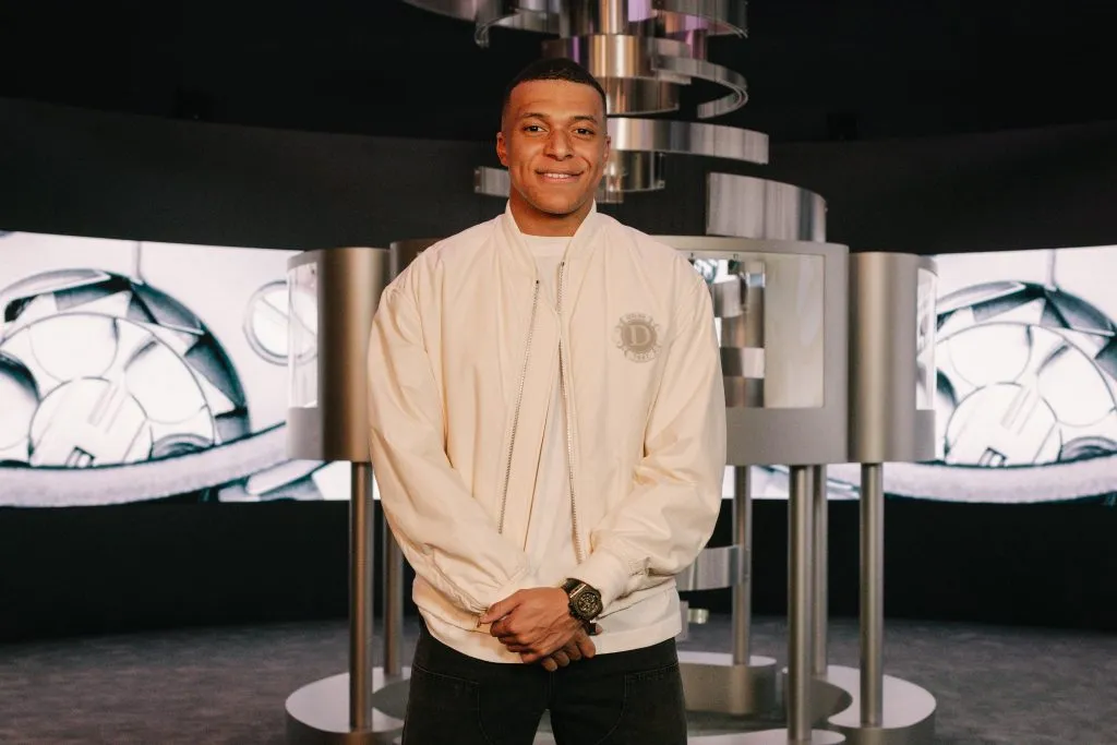 Kylian Mbappe . (Photo by Remy Steiner/Getty Images for Hublot)