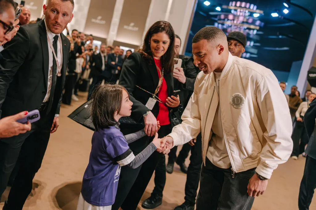 Kylian Mbappe . (Photo by Remy Steiner/Getty Images for Hublot)