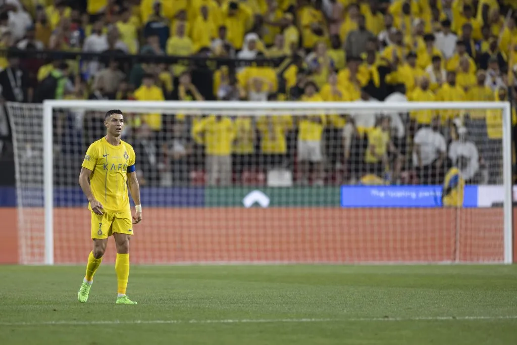 CR7 fica perto dos 900 gols. (Photo by Neville Hopwood/Getty Images)