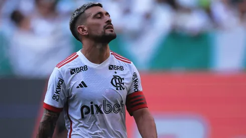 Jornalista coloca Arrascaeta fora do Flamengo e leva a Nação à loucura na web. Foto: Ettore Chiereguini/AGIF