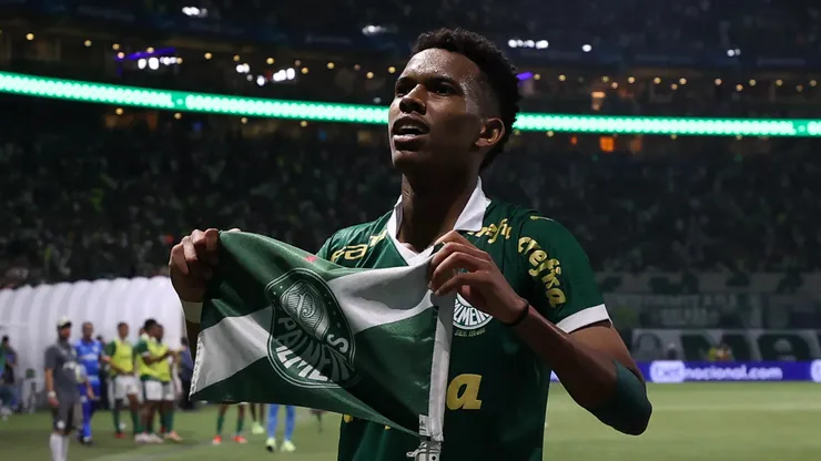 Estêvão foi decisivo para o Verdão (Foto: Cesar Greco/Palmeiras/Divulgação)