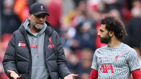 Klopp e Salah preparam despedidas. Foto: Alex Livesey/Getty Images