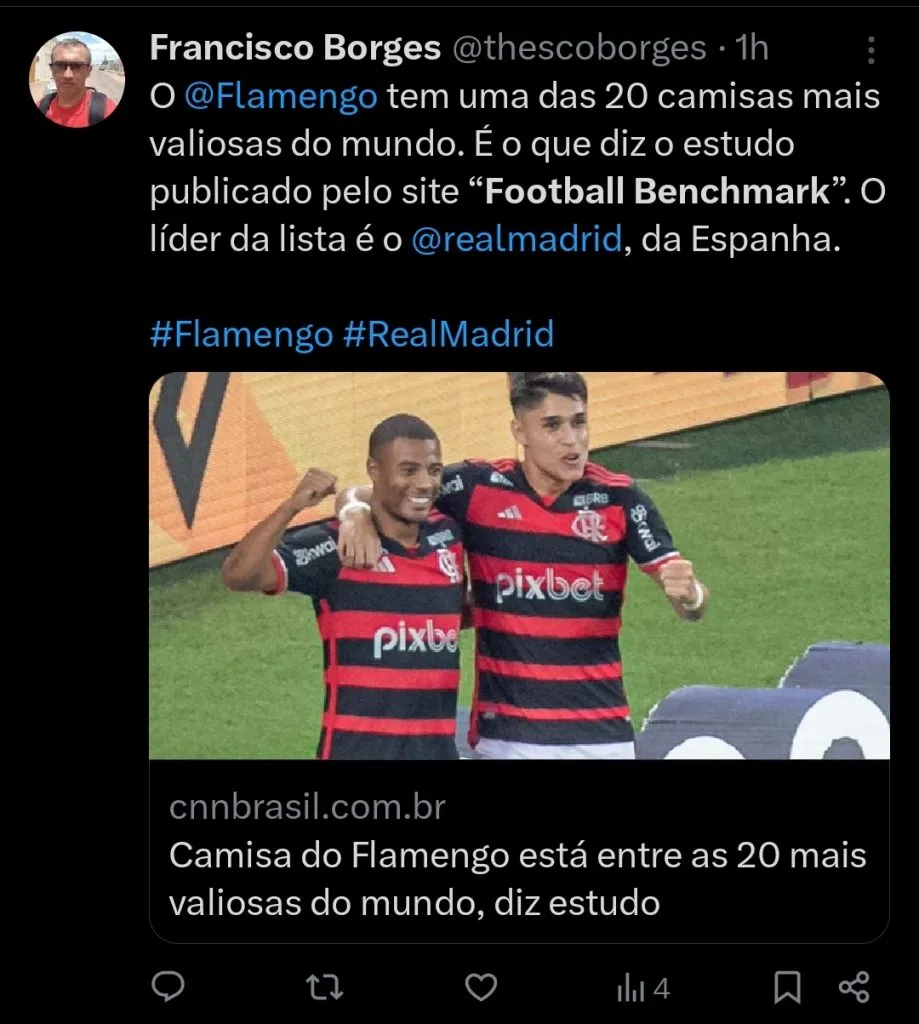 Repercussão via Twitter