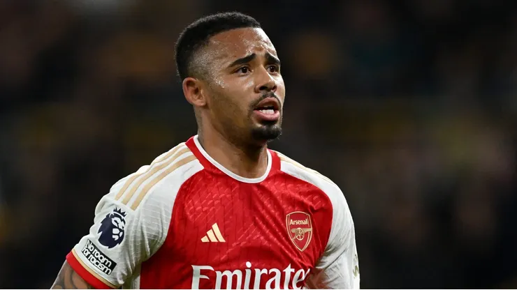 Torcida do Flamengo aprova Gabriel Jesus após decisão do Arsenal Vai bancar o Pedro. (Photo by Gareth Copley/Getty Images)