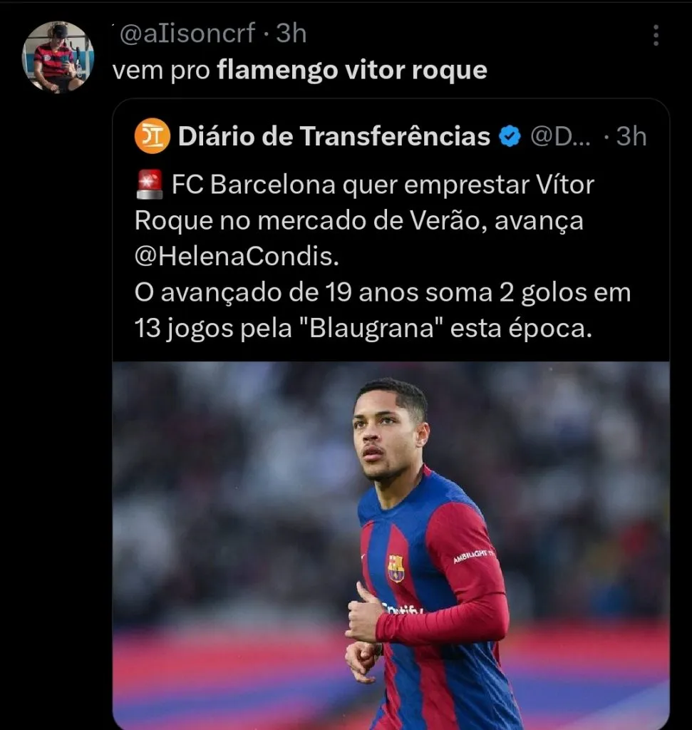 Repercussão via Twitter