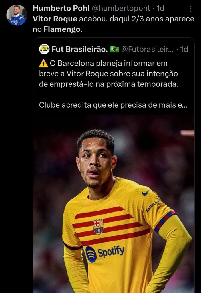 Repercussão via Twitter