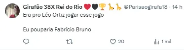 Torcida do Flamengo comenta sobre possibilidade de Léo Ortiz não ser titular na Copa do Brasil